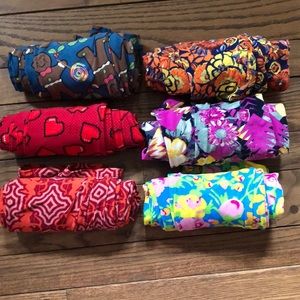 Lot of 6 LuLaRoe Leggings - OS